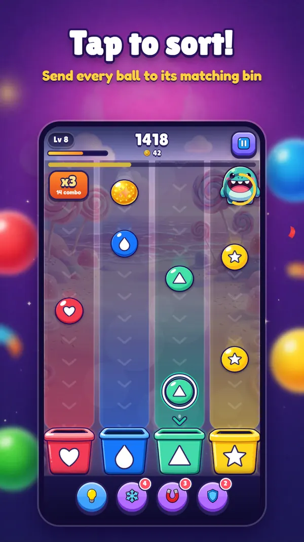 Sort Rush screenshot 1