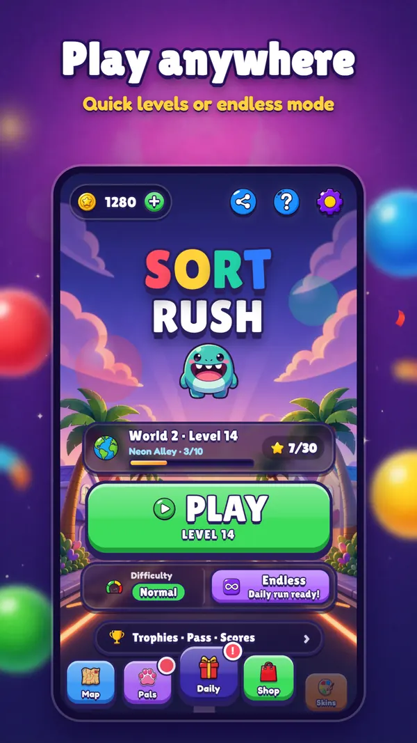 Sort Rush screenshot 2