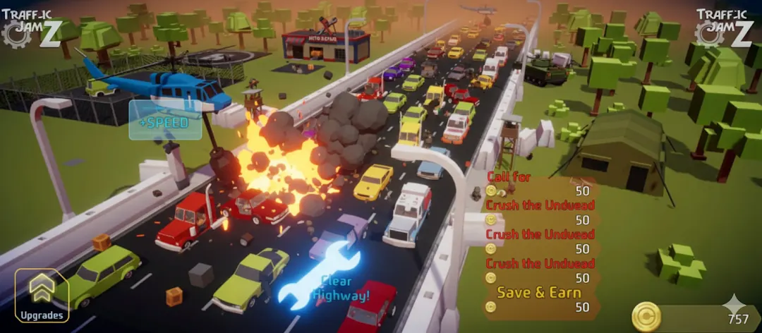 Traffic Jam Z screenshot 1